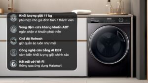Máy Giặt Aqua Inverter 11 kg AW11-B4959U1K(B)
