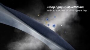 Tủ Chăm Sóc Quần Áo Thông Minh Samsung Bespoke DF18CB8600ERSV 3 Móc