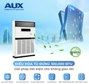Điều Hòa Cây AUX 96000BTU 2 Chiều ALFS-H100/5R1S
