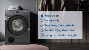 Máy Sấy Quần Áo Electrolux 9Kg EDV904N3SC