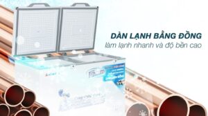 Tủ Đông Alaska Inverter BCD-4568CI 2 Ngăn 2 Cánh 282 Lít