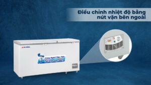 Tủ Đông Alaska Dàn Nhôm HB-890 1 Ngăn 2 Cánh 890 Lít