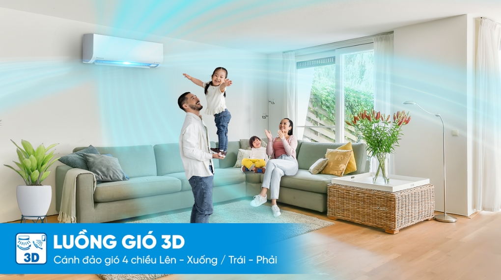 Điều hòa Daikin FTKF35ZVMV 12000BTU làm lạnh nhanh chóng, dễ chịu
