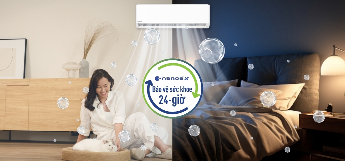 Điều hòa Panasonic U12BKH-8 Inverter mang tới không gian sống trong lành, an toàn cho sức khỏe