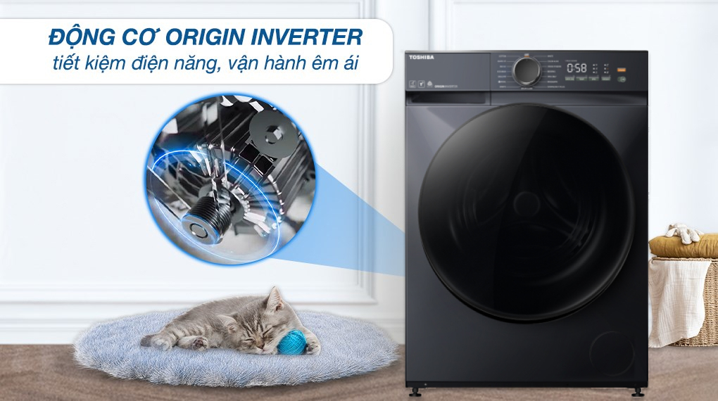 Máy giặt Toshiba TW-T21BU140UWV(MG) 13kg tiết kiệm điện hiệu quả