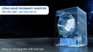 Máy Sấy Quần Áo Beko Inverter 10Kg B5T4429WM