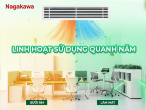 Điều Hòa Nối Ống Gió Nagakawa 50000BTU 2 Chiều NBH-A50E