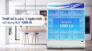Tủ Mát ALaska Inverter 1200 Lít 3 Cánh LCI-1200C3