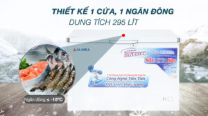 Tủ Đông Alaska Inverter BD-400CI 1 Ngăn 295 Lít
