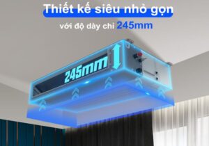 Điều Hòa Nối Ống Gió AUX Inverter 24000BTU 1 Chiều ALMD-C24/4DR3MA