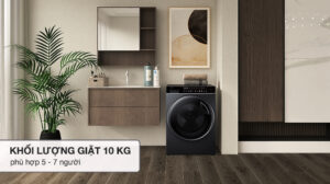 Máy Giặt Aqua Inverter AQD-DW1000J.BK 10Kg