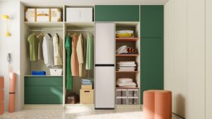 Tủ Chăm Sóc Quần Áo Thông Minh Samsung Bespoke DF18CB8600ERSV 3 Móc