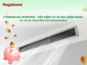 Điều Hòa Nối Ống Gió Nagakawa 36000BTU 2 Chiều NBH-A36E