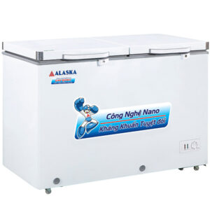 Tủ Đông Alaska Dàn Nhôm BCD-3568N 2 Ngăn 2 Cánh 350 Lít