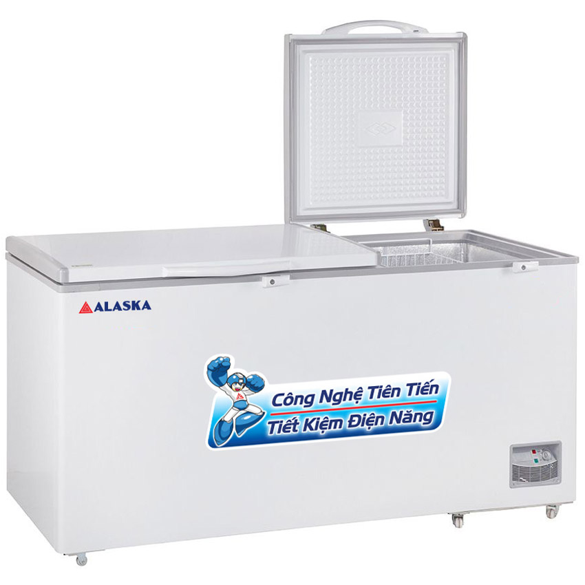 Tủ Đông Alaska Dàn Nhôm HB-890 1 Ngăn 2 Cánh 890 Lít