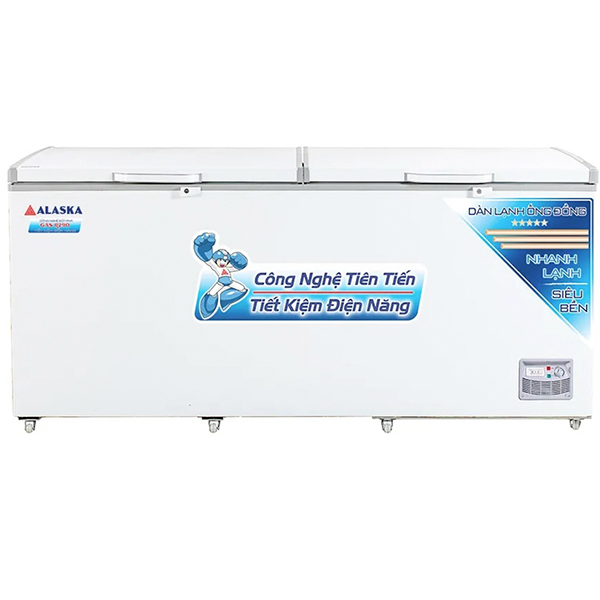 Tủ Đông Alaska HB-1200C 1 Ngăn 2 Cánh 1050 Lít
