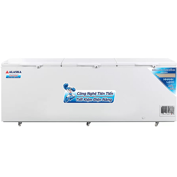 Tủ Đông Alaska HB-1500C 1 Ngăn 3 Cánh 1288 Lít