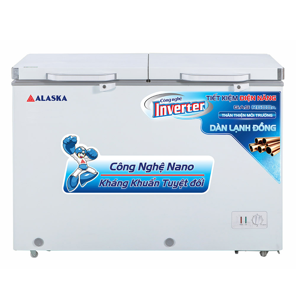 Tủ Đông Alaska Inventer BCD-3568CI 2 Ngăn 2 Cánh 208 Lít