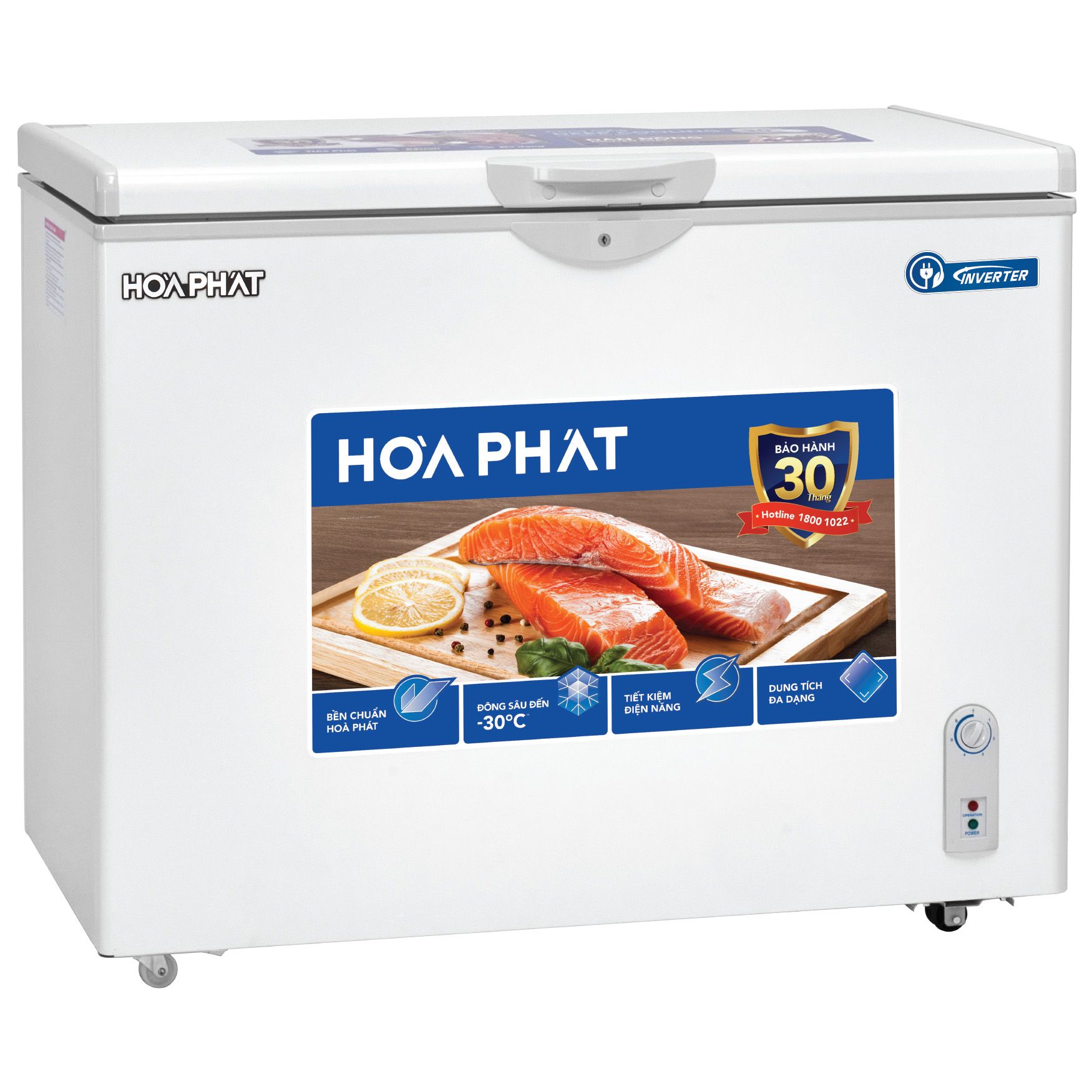 Tủ Đông Hòa Phát Inverter 252 Lít HPF AD8252