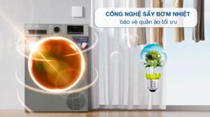 Máy Sấy Quần Áo Beko 9Kg B3T4329M