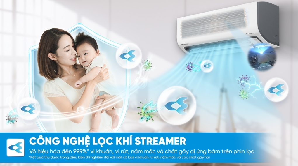 Điều hòa Daikin FTKY71ZVMV 24000BTU tinh lọc không khí, bảo vệ sức khỏe cho người dùng