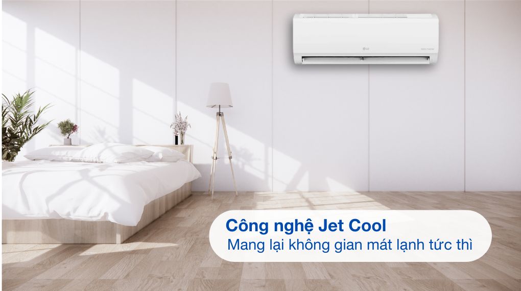 Điều hòa LG IEC18M1 18000BTU làm lạnh nhanh chóng, lan tỏa đồng đều
