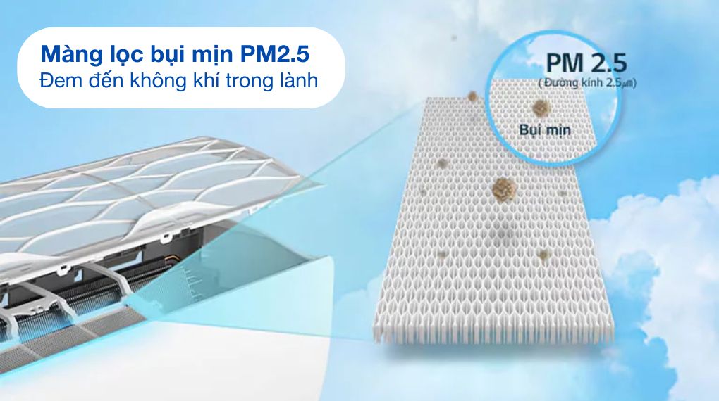 Điều hòa LG EC09G1 Inverter tinh lọc không khí, bảo vệ sức khỏe cho người dùng
