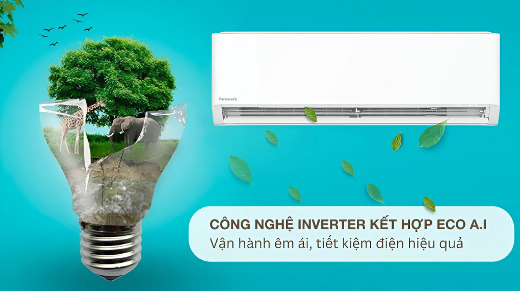 Điều hòa Panasonic U12BKH-8 Inverter tiết kiệm điện năng vượt trội