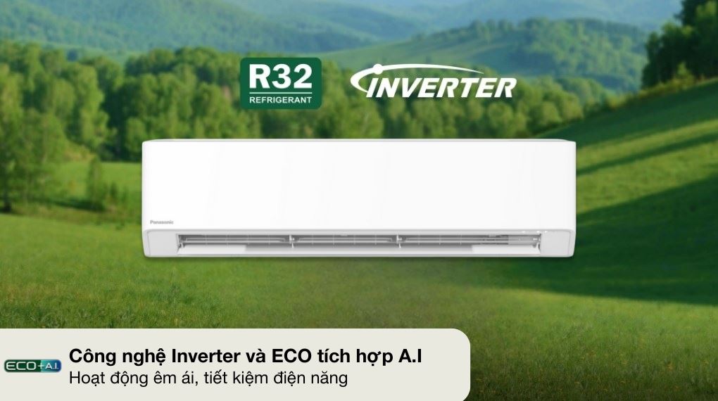 Tiết kiệm điện vượt trội với điều hòa Panasonic U18BKH-8 Inverter
