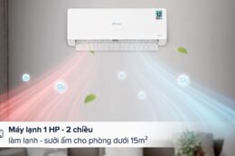 Gợi ý 3 mẫu điều hòa 12000BTU 2 chiều nên mua cho mùa đông