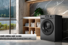 Máy giặt Casper WF-D105VGR1 10.5kg và những lý do nên lựa chọn