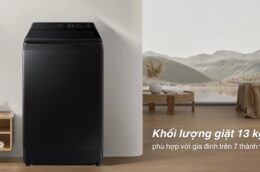 Máy giặt Samsung WA80F13S5BSV 13kg: Khối lượng giặt lớn, giá thành rẻ