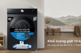 Máy giặt Samsung WW10DB7U34GBSV 10kg có ưu điểm nổi bật gì?
