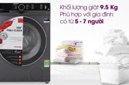 Máy giặt Toshiba TW-BK105G4V(MG) 9.5kg: Chất lượng tốt, giá hợp lý