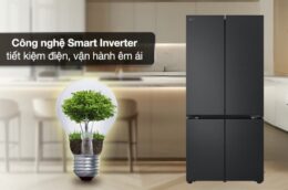 Tủ lạnh LG LFB58BLMA Inverter: Dung tích lớn, tiết kiệm hiệu quả