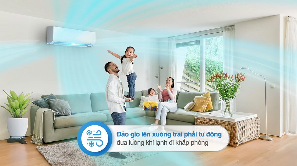 Điều hòa Daikin FTKY35ZVMV 12000BTU làm lạnh cực nhanh, tạo không gian mát mẻ tức thì