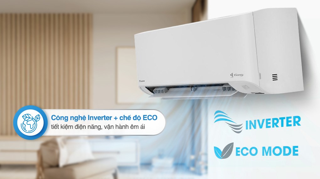 Ưu điểm của điều hòa Daikin Inverter FTKY35ZVMV