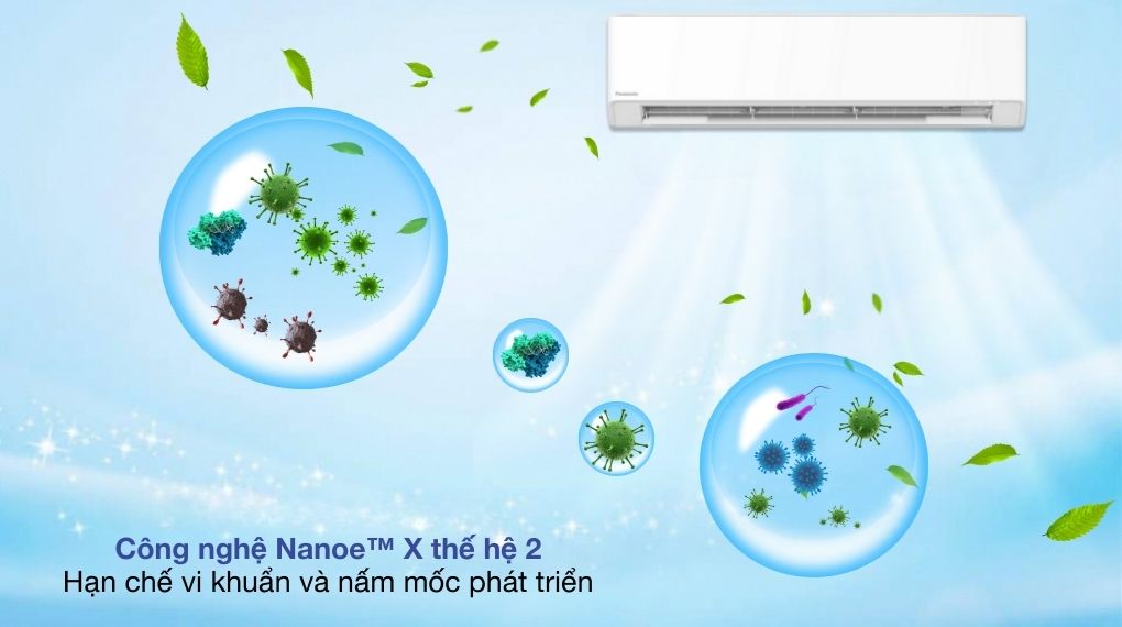 Điều hòa Panasonic U12BKH-8 Inverter mang đến không gian sống trong lành, an toàn cho sức khỏe người dùng