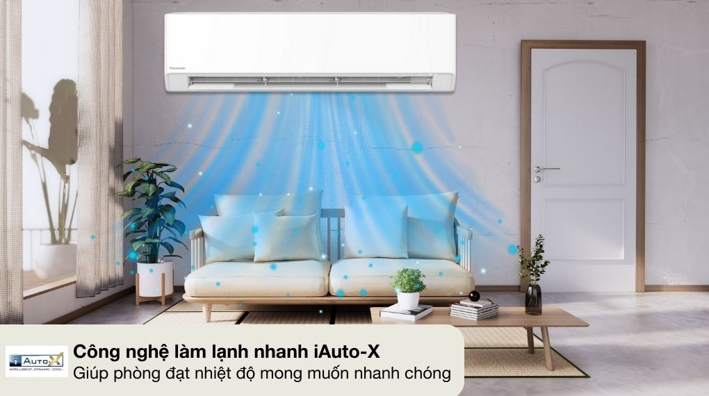 Điều hòa Panasonic U18BKH-8 18000BTU làm mát nhanh chóng, đem lại không gian mát mẻ tức thì
