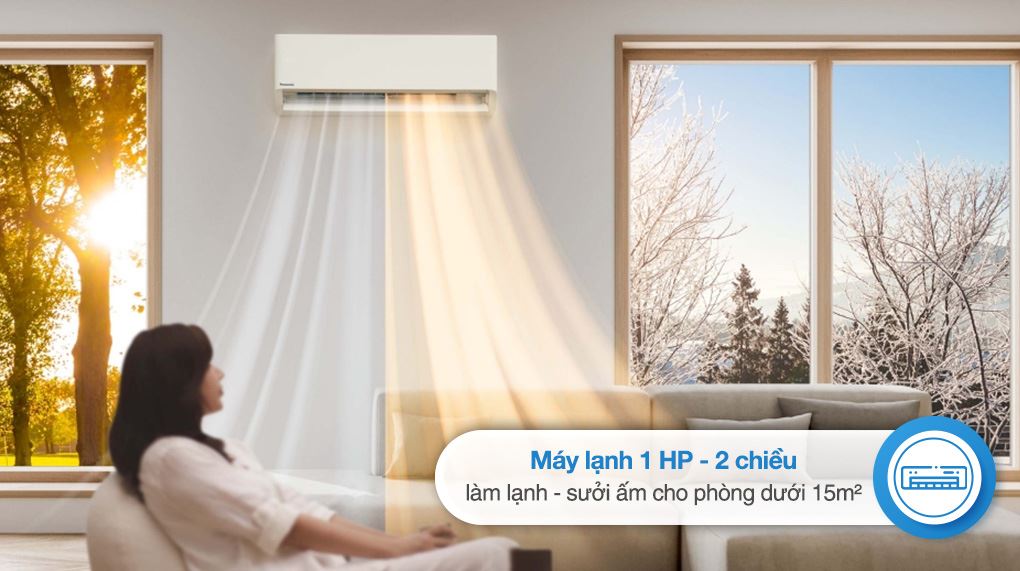 Điều hòa Panasonic XZ9BKH-8 2 chiều mang đến cuộc sống dễ chịu quanh năm