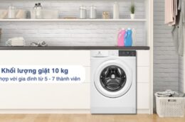 Máy giặt Electrolux EWF1024D3WC 10kg: Giặt sạch hiệu quả, tiết kiệm điện năng
