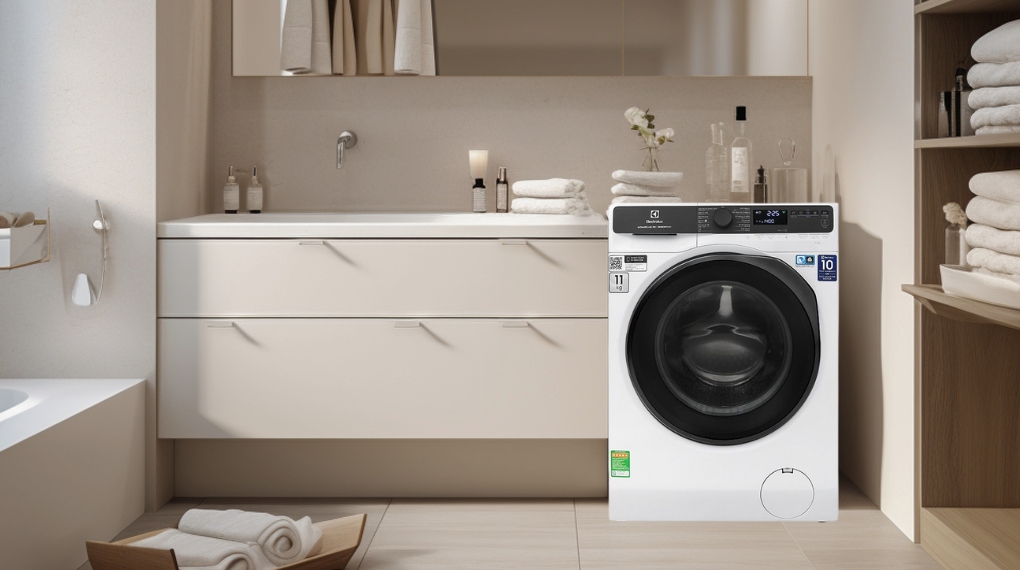 Máy giặt Electrolux EWF1143R7WC 11kg thiết kế đẹp mắt, tăng thẩm mĩ cho không gian