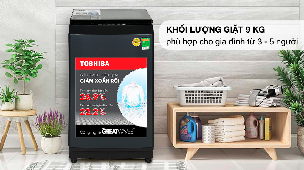Máy Giặt Toshiba 9Kg AW-M1000FV(MK) giá rẻ