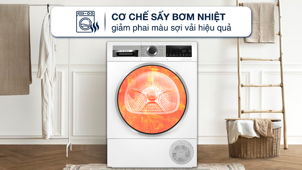 Máy sấy Bosch WQG24570SG 9kg có những ưu điểm nào?