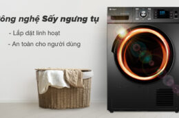 Máy sấy Casper TD-80CGB ngưng tụ: Sấy khô nhanh, tiết kiệm thời gian cho mọi gia đình