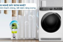 TOP 3 máy sấy quần áo Electrolux sấy nhanh, giá phải chăng