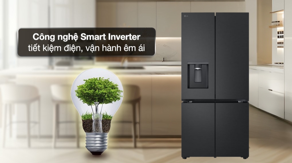 Tủ lạnh LG LFD58BLMA Inverter tiết kiệm điện