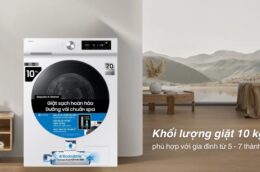 Vì sao máy giặt Samsung WW10DB7U34GWSV Inverter được ưa chuộng?