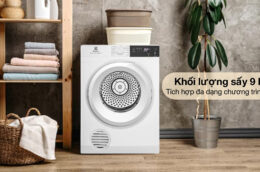 3 mẫu máy sấy quần áo Electrolux chất lượng, giá phải chăng nên mua