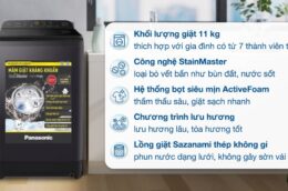 Có nên chọn mua máy giặt Panasonic NA-F110A9BRV 11kg hay không?